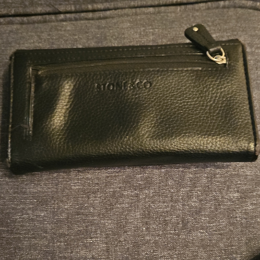 Stone & Co. Black Leather Wallet